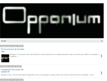 Tablet Screenshot of opponium.blogspot.com