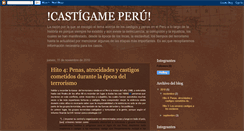 Desktop Screenshot of castigameperu.blogspot.com