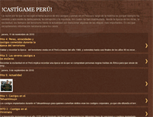 Tablet Screenshot of castigameperu.blogspot.com