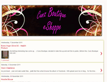 Tablet Screenshot of cunz-boutique.blogspot.com