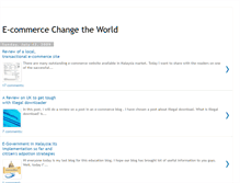 Tablet Screenshot of ecommercechangetheworld.blogspot.com