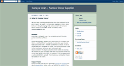 Desktop Screenshot of cahayaintan.blogspot.com