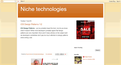 Desktop Screenshot of nichetechnologies.blogspot.com
