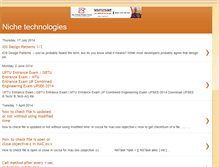 Tablet Screenshot of nichetechnologies.blogspot.com
