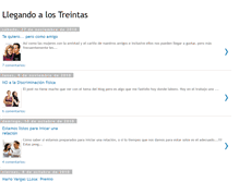 Tablet Screenshot of llegandoalostreintas.blogspot.com