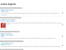 Tablet Screenshot of analiaargento.blogspot.com