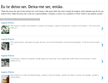 Tablet Screenshot of eutedeixoserdeixameserentao.blogspot.com
