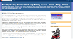 Desktop Screenshot of mobilitywheels.blogspot.com