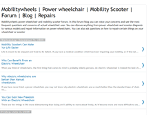 Tablet Screenshot of mobilitywheels.blogspot.com