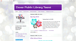 Desktop Screenshot of doverpubliclibraryteens.blogspot.com