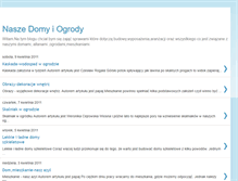 Tablet Screenshot of naszedomyiogrody.blogspot.com