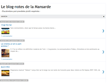 Tablet Screenshot of blogmansarde.blogspot.com