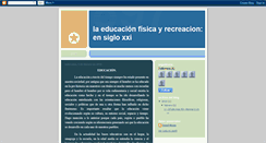 Desktop Screenshot of educfisicarecreacion.blogspot.com