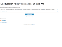 Tablet Screenshot of educfisicarecreacion.blogspot.com