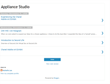 Tablet Screenshot of michellelee-appliancestudio.blogspot.com