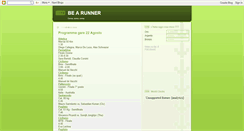 Desktop Screenshot of bearunner.blogspot.com