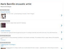 Tablet Screenshot of mariebanville.blogspot.com