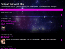 Tablet Screenshot of pinkpuffprincess.blogspot.com