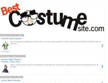 Tablet Screenshot of bestcostumesite.blogspot.com