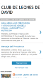 Mobile Screenshot of clubdeleonesdedavid.blogspot.com