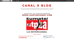 Desktop Screenshot of canal9-ic.blogspot.com