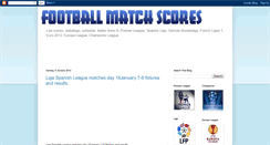 Desktop Screenshot of football-match-scores.blogspot.com