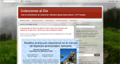 Desktop Screenshot of coleccionesyalgomas.blogspot.com