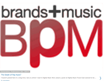 Tablet Screenshot of brandsplusmusic.blogspot.com