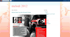 Desktop Screenshot of melodi2012.blogspot.com