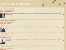 Tablet Screenshot of costelinhacongelado.blogspot.com