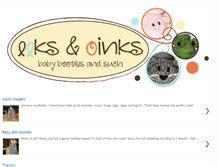 Tablet Screenshot of eeks-oinks.blogspot.com