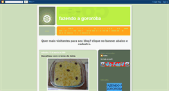 Desktop Screenshot of fazendoagororoba.blogspot.com