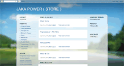 Desktop Screenshot of jakapowerstore.blogspot.com