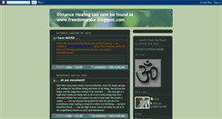 Desktop Screenshot of distancehealings.blogspot.com