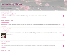 Tablet Screenshot of handworkbyhannah.blogspot.com