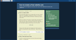 Desktop Screenshot of how-to-create-a-free-website.blogspot.com