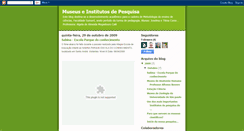 Desktop Screenshot of museuseinstitutosdepesquisa.blogspot.com