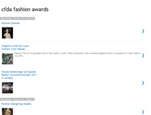 Tablet Screenshot of cfdafashionawards.blogspot.com