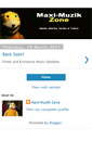 Mobile Screenshot of maximuzikzone.blogspot.com