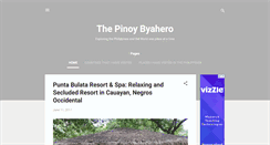 Desktop Screenshot of pinoybyahero.blogspot.com