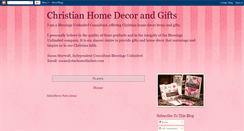 Desktop Screenshot of christianhomedecorandgifts.blogspot.com