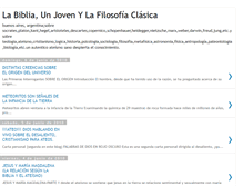 Tablet Screenshot of labibliaunjovenylafilosofiaclasica.blogspot.com