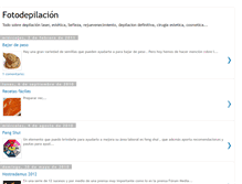 Tablet Screenshot of foto-depilacion.blogspot.com