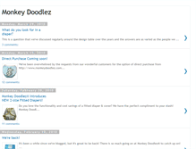 Tablet Screenshot of monkeydoodlezblog.blogspot.com