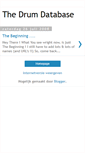 Mobile Screenshot of drumdatabase.blogspot.com