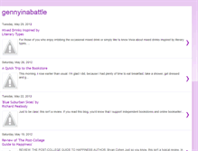 Tablet Screenshot of gennyinabattle.blogspot.com