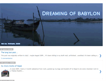 Tablet Screenshot of dreamingofbabylon.blogspot.com