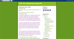 Desktop Screenshot of istc301w.blogspot.com