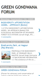 Mobile Screenshot of greengondwanaforum.blogspot.com