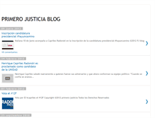 Tablet Screenshot of primerojusticia-pj.blogspot.com